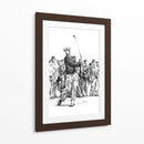 Swing clásico de un jugador de golf - Kulik | Cuadro decorativo de Canvas Lab