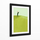 Swing verde de un jugador de golf - Annelien Smet | Cuadro decorativo de Canvas Lab