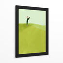 Swing verde de un jugador de golf - Annelien Smet | Cuadro decorativo de Canvas Lab