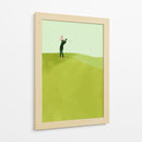 Swing verde de un jugador de golf - Annelien Smet | Cuadro decorativo de Canvas Lab