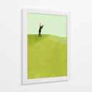 Swing verde de un jugador de golf - Annelien Smet | Cuadro decorativo de Canvas Lab