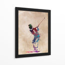 Swing de golf vibrante - Justyna Jaszke | Cuadro decorativo de Canvas Lab