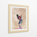 Swing de golf vibrante - Justyna Jaszke | Cuadro decorativo de Canvas Lab