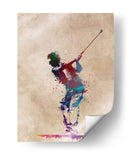 Swing de golf vibrante - Justyna Jaszke | Cuadro decorativo de Canvas Lab