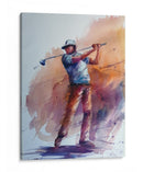 Swing de golf dinámico misterioso - Giorgio Gosti | Cuadro decorativo de Canvas Lab