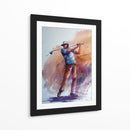 Swing de golf dinámico misterioso - Giorgio Gosti | Cuadro decorativo de Canvas Lab