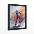 Swing de golf dinámico misterioso - Giorgio Gosti | Cuadro decorativo de Canvas Lab