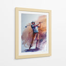 Swing de golf dinámico misterioso - Giorgio Gosti | Cuadro decorativo de Canvas Lab