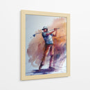 Swing de golf dinámico misterioso - Giorgio Gosti | Cuadro decorativo de Canvas Lab