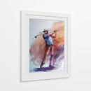 Swing de golf dinámico misterioso - Giorgio Gosti | Cuadro decorativo de Canvas Lab