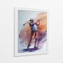 Swing de golf dinámico misterioso - Giorgio Gosti | Cuadro decorativo de Canvas Lab