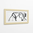 Siluetas de pareja adolescente - DIEGO D L | Cuadro decorativo de Canvas Lab