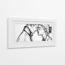 Siluetas de pareja adolescente - DIEGO D L | Cuadro decorativo de Canvas Lab