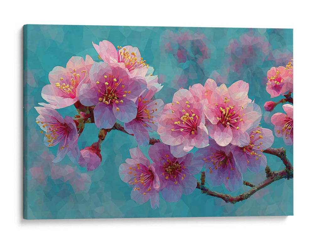 Flores rosadas pequeñas - DIEGO D L | Cuadro decorativo de Canvas Lab