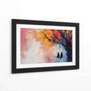 Pareja en columpio otoñal - DIEGO D L | Cuadro decorativo de Canvas Lab