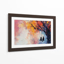 Pareja en columpio otoñal - DIEGO D L | Cuadro decorativo de Canvas Lab