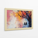 Pareja en columpio otoñal - DIEGO D L | Cuadro decorativo de Canvas Lab