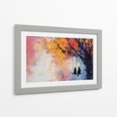 Pareja en columpio otoñal - DIEGO D L | Cuadro decorativo de Canvas Lab