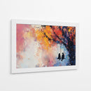 Pareja en columpio otoñal - DIEGO D L | Cuadro decorativo de Canvas Lab