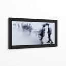 Pareja abstracta caminando - DIEGO D L | Cuadro decorativo de Canvas Lab