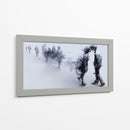 Pareja abstracta caminando - DIEGO D L | Cuadro decorativo de Canvas Lab