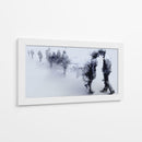 Pareja abstracta caminando - DIEGO D L | Cuadro decorativo de Canvas Lab