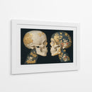 Calaveras con flores - DIEGO D L | Cuadro decorativo de Canvas Lab