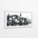Puerto e iglesia - DIEGO D L | Cuadro decorativo de Canvas Lab
