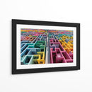 Colores en laberintos - DIEGO D L | Cuadro decorativo de Canvas Lab