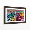 Colores en laberintos - DIEGO D L | Cuadro decorativo de Canvas Lab