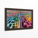 Colores en laberintos - DIEGO D L | Cuadro decorativo de Canvas Lab