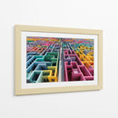 Colores en laberintos - DIEGO D L | Cuadro decorativo de Canvas Lab
