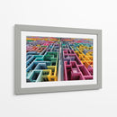 Colores en laberintos - DIEGO D L | Cuadro decorativo de Canvas Lab