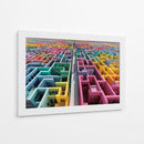 Colores en laberintos - DIEGO D L | Cuadro decorativo de Canvas Lab