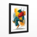 Hombre solitario en columpio - DIEGO D L | Cuadro decorativo de Canvas Lab
