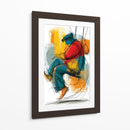 Hombre solitario en columpio - DIEGO D L | Cuadro decorativo de Canvas Lab