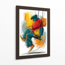 Hombre solitario en columpio - DIEGO D L | Cuadro decorativo de Canvas Lab