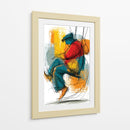 Hombre solitario en columpio - DIEGO D L | Cuadro decorativo de Canvas Lab