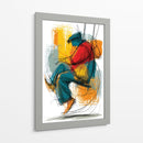 Hombre solitario en columpio - DIEGO D L | Cuadro decorativo de Canvas Lab