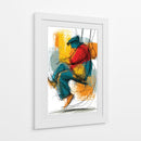 Hombre solitario en columpio - DIEGO D L | Cuadro decorativo de Canvas Lab