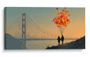Cita en Golden Bridge - DIEGO D L | Cuadro decorativo de Canvas Lab