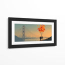 Cita en Golden Bridge - DIEGO D L | Cuadro decorativo de Canvas Lab