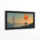 Cita en Golden Bridge - DIEGO D L | Cuadro decorativo de Canvas Lab