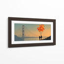 Cita en Golden Bridge - DIEGO D L | Cuadro decorativo de Canvas Lab