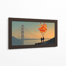 Cita en Golden Bridge - DIEGO D L | Cuadro decorativo de Canvas Lab