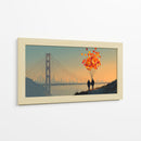 Cita en Golden Bridge - DIEGO D L | Cuadro decorativo de Canvas Lab