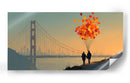 Cita en Golden Bridge - DIEGO D L | Cuadro decorativo de Canvas Lab