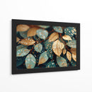 Hojas de diferente dorado - DIEGO D L | Cuadro decorativo de Canvas Lab