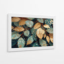 Hojas de diferente dorado - DIEGO D L | Cuadro decorativo de Canvas Lab