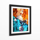 Llamas de Determinación, Olas de Justicia - Sae Art | Cuadro decorativo de Canvas Lab